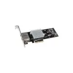 Sonnet Presto 10GbE 10GBase-T tinklo adapteris &ndash; PCIe 3.0 x4 žemo profilio &ndash; 2x 10Gb Ethernet