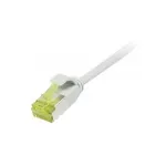Patch laidas RJ45, CAT6A 500 MHz, 0,15 m, pilka, U/FTP, plonas apvalus d=3,8 mm, TPE/LSZH (Superflex), AWG32, su CAT7 žaliava, Synergy 21 (S217300V3)