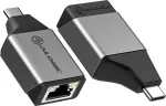 ALOGIC Ultra Mini &ndash; tinklo adapteris &ndash; USB-C 3,2 Gen 1 &ndash; Gigabit Ethernet x 1 &ndash; Space-Grey (ULCGEMN-SGR)