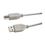 Synergy 21 S215188 USB 2.0 laidas, A tipo &ndash; B tipo, 5 m, pilkas