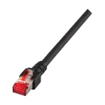 EFB-Elektronik RJ45 jungiamasis laidas Cat.6 S/FTP LSZH juodas 0,15 m