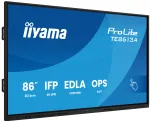 Interaktyvus plok&scaron;čiasis ekranas IIYAMA TE8613A-B2AG 85.6 colio (2.17 m) 4K UHD, 500 cd/m&sup2;, Wi‑Fi, Android, 24/7