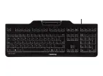 CHERRY KC 1000 SC klaviatūra USB QWERTZ &Scaron;veicari&scaron;ka juoda