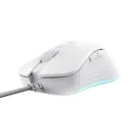 Trust GXT924W YBAR+ žaidimų pelė, de&scaron;inei rankai, USB Type-A, optinė, 25600 DPI