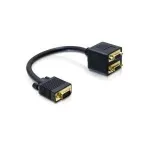 VGA adapteris DeLOCK 65060 Ki&scaron;tukas į 2x Lizdą 0,2 m