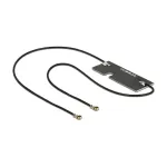 Delock 89569 Delock WLAN dviguba antena, 2x MHF IV, 3-5 dBi, 2x 15 cm, PCB vidinė