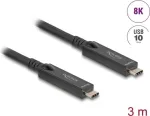 DeLOCK USB 3.2 Gen 2 laidas USB-C 3 m juodas 84246
