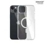 PanzerGlass&reg; HardCase Skaidrus su Balta MagSafe iPhone 14 Plus