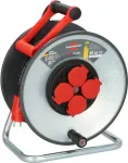 Laidų būgnas Brennenstuhl 9191400110 4 AC lizdai 40 m Juoda Raudona