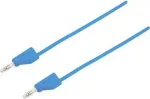 VOLTCRAFT matavimo laidas [4 mm ki&scaron;tukas - 4 mm ki&scaron;tukas] 5 m mėlynas MSB-300 (MSB-300-5-BL)