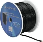 Garsiakalbio kabelis Omnitronic 30300511, 2x2,5 mm&sup2;, 100 m, juodas
