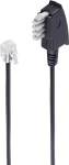 shiverpeaks BS70116- Telefono kabelis 6 m Juodas