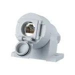 MetzConnect BTR IT CONNECT E-DAT Industry IP67 V6 8(8) AP/KK Cat.6A - modulinė jungtis - &scaron;viesiai pilka, RAL 7035 - 1 jungtis (1309410003-E)