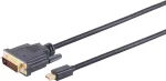shiverpeaks 10-55025 Mini DisplayPort 1.2 &ndash; DVI-D (24+1) kabelis, 1 m, juodas