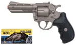 Žaislinis metalinis revolveris Pulio Police 33/0 (modelis 15533) &ndash; metalinis korpusas, &scaron;audantis žaisliniais &scaron;oviniais