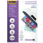 Fellowes ImageLast A4 80 mikronų laminavimo mai&scaron;eliai &ndash; 25 vnt., blizgūs, skaidrūs, A4, 0,08 mm, 210 mm, 1 mm