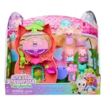 Gabby's Dollhouse Fairylandia, Kitty Fairy Flutter-riffic žaidimų rinkinys su 12 dalių ir i&scaron;skirtiniu Flutter-riffic žiedu, žaislai mergaitėms ir berniukams nuo 3 metų