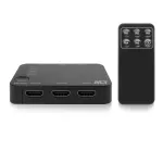 ACT 4K HDMI jungiklis 5 įėjimai, 1 i&scaron;ėjimas, HDMI, juodas, 2160p, 18 Gbit/s, 4096 x 2160 pikseliai, 4K Ultra HD