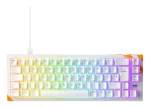 Mechaninė žaidimų klaviatūra Cherry K5 Pro TMR Compact &mdash; 65% laidinė USB, QWERTZ, RGB, oranžinė/balta