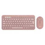 Logitech Pebble 2 Combo klaviatūra ir pelė, RF belaidis + Bluetooth, QWERTZ voki&scaron;kas i&scaron;dėstymas, rožinė (920-012205)
