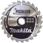 Makita Specialized EFFICUT &ndash; pjovimo diskas medienai &ndash; 165 mm &ndash; 25 dantys (B-62985)