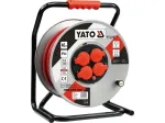 Yato YT-8107 kabelio ritė su 4 kintamosios srovės lizdais, 40 m