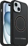 OtterBox Sole Series Mobile Phone Case with MagSafe - Fabric - Midnight Circle (Black), skirta iPhone 15 Pro