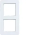 Hager C.8 2-Gang Frame Light White Matt WAD9200WM