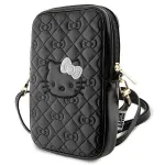 Hello Kitty Quilted Bows Strap &ndash; telefonui skirta kuprinė per petį (juoda)