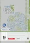 BRUNNEN School Exercise Book A4 Lined 16 Sheets Recycling Blue Angel