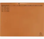 Exacompta 370309B Elastinis aplankas A4 &ndash; kartonas 320 g/m&sup2; &ndash; oranžinė
