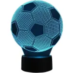 Elight ILU 3D iliuzinis LED naktinis &scaron;viestuvas su &scaron;irdies me&scaron;kiuko dizainu, &scaron;ilta &scaron;viesa (10x17cm), maitinamas USB