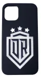 Evelatus iPhone 12 Pro Soft Touch Silicone Case DR Logo N1 White Black