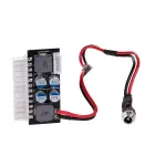 Akyga AK-CA-38 PICO PSU DC/ATX maitinimo adapteris, 120 W, 12 V DC įėjimas, 24 kontaktų ATX, P4, SATA, Molex