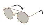 LOZZA Unisex Sunglasses SL233553301C - Havana Acetate Frame, Brown Polycarbonate Lenses, UV400 Protection, 53mm Lens Width