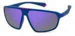 POLAROID PLD2142S802 Unisex akiniai su Havana rėmeliu ir pilkais polarizuotais lę&scaron;iais 61mm