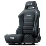 Lenktyninė atlo&scaron;iama sėdynė Next Level Racing ERS3 Elite Premium &ndash; juoda PU oda, atlo&scaron;iamas atlo&scaron;as, tinkanti kėbului ir grindims