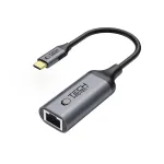 TECH-PROTECT ULTRABOOST Adapter USB-C į Ethernet RJ45 1000 Mbps Juodas