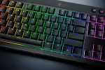 Razer BlackWidow V4 Low-Profile HyperSpeed (RZ03-05270100-R3M1) klaviatūra, Green Switch, amerikieti&scaron;kas i&scaron;dėstymas