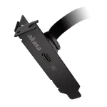 Akasa Low Profile PCI Bracket Adapter USB 3.1 Type C - juodas - Adapteris - Skaitmeniniai/Duomenys