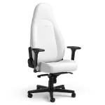 Biuro kėdė noblechairs NBL-ICN-PU-WED pamink&scaron;tinta sėdynė pamink&scaron;tintas atlo&scaron;as balta