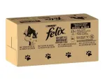 Purina Felix MIX &scaron;lapias kačių maistas, 120 x 85 g