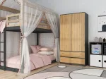 Topeshop SZAFA MALWA AN/AR K bedroom wardrobe/closet 5 shelves 2 durelės(s)