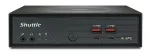 Shuttle Slim AI PC DN11H9 Intel Core Ultra 9 185H, Intel Arc grafika, 2xHDMI, 2x DP, 4x 2.5 Gbit LAN, VESA, 24/7 nuolatinis darbas