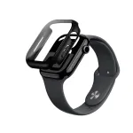 &bdquo;Amazingthing&ldquo; &bdquo;Radix Glass&ldquo; dėklas su grūdintu stiklu, skirtas &bdquo;Apple Watch&ldquo; 46 mm, juodas