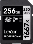 Lexar Professional 256GB SDXC UHS-II U3 V60 atminties kortelė 1667x