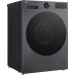 LG F4WX701YB 10,5 kg priekinio pakrovimo skalbimo ma&scaron;ina su AI DD, Steam, Wi-Fi - Black Steel