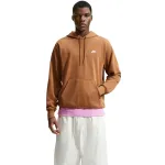 Nike Club FT PO Hoodie vyri&scaron;kas džemperis su gobtuvu, &scaron;viesiai rudos spalvos, FN3866 270, 2XL