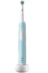 Oral-B Pro 1 Cross Action suaugusiųjų sukamoji dantų &scaron;epetėlis, mėlyna, balta