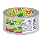 Tesa 58297-00000-01 permatoma PVC pakavimo juosta, 66 m x 50 mm, natūralaus kaučiuko klijai, 60 N tempiamasis stipris, 1 ritinys